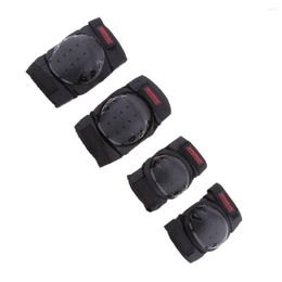 Motorcycle Armor 4Pcs Knee Elbow Protector Motocross Racing Shin Guard Pads Protective Gear For Children & Adults