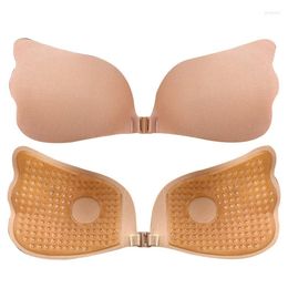 Bustiers & Corsets Womens Stick Bra Lift On Breast Stickers Nipple Covers Nude Seamless Silicone Inble Washable