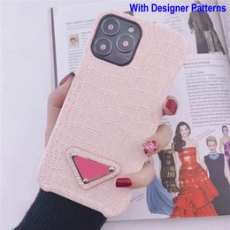 Luxury iPhone 15 Pro Max Fashion Leather Cases Women Elegant hard Shockproof Protective Metal Decoration Corner for Apple iPhone 14 Promax 14lus 13Pro 12 Phone Case