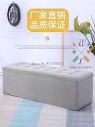 Clothing Storage Fabric Shoe Changing Stool Cabinet Can Sit And Wear Household Sofa Rectangular Fitting Room Long S