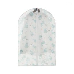 Clothing Storage & Wardrobe Cover Home Garment Bags Coat Dust Clothes Suit PEVA Transparent 1 Pc Hanging Washable CoversClothing