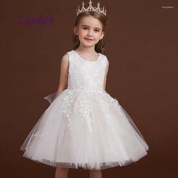 Girl Dresses White Lace Flower For Weddings Party Prom Flowergirl Kids Pageant Girls First Communion