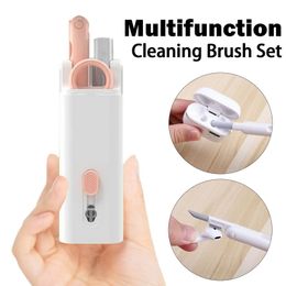 Multifunctional Cleaning kit Headset Accessories 7-in-1 Computer Keyboard Cleaner Brush Bluetooth Earphone Cleaning Pen For Airpods 3 Pro Clean Tool Keycap Puller