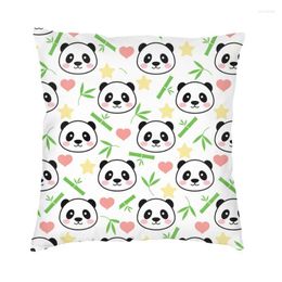 Pillow Cartoon Panda Bear Throw Covers Home Decor 3D Printed Cover For Sofa Car Seat Beddding Office Pillowcase