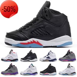 Boots Kids Jumpman 5s 5s Basketball Shoes lance Kid Clasisc Sneakers
