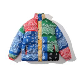 Men's Down Jackets New luxury Black golf Flower Le Fleur Tyler The Creator Blue flame Coats & Coats Cotton warm Winter 14