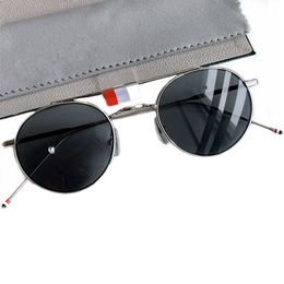 Retro-Vintage metal round sunglasses fashion preppy Unisex TB101 optical glasses frame double-bridge design 52-18-140 young female&male eyeglasses fullset case