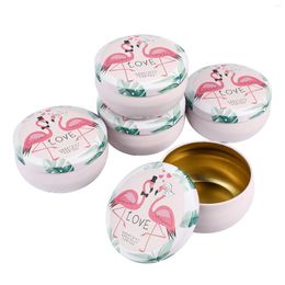 Gift Wrap 5pcs Tinplate Small Candy Boxes Wedding Favours Empty Giving Party