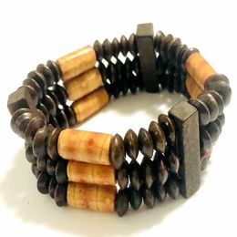 beads Men's Bracelet limitation Yak Bone Art Vintage Bracelets For Man304x