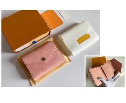 Luxurys Designers Wallets Purse Bag Fashion Short Victorine Wallet Embossed Monograms Empreinte Classic Pallas Card wallet box272b