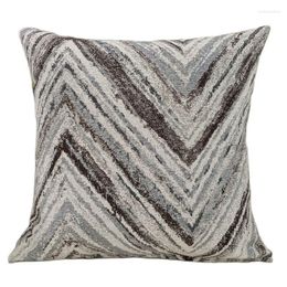 Pillow Tapestry Jacquard Cotton Polyester Blended Geo Cover Sofa Throw Pillowcase Seat Home