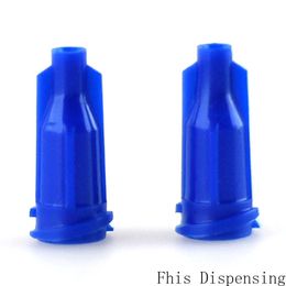 Glue Dispensing Syringe Tip Blue Cap Luer Lock 1000pcs/lot