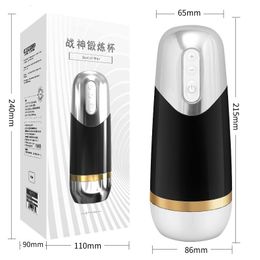 Full Body Massager Sex toys masager toy Vibrator massager Male Masturbation Fully Automatic Aeroplanes Cup Blowjob Vagina Toys Clip Sucking Telescopic Electric