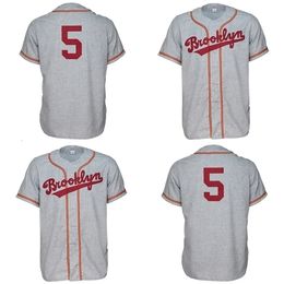 GlaMitNess Brooklyn Eagles 1956 Road Jersey Shirt Custom Men Women Youth Baseball Jerseys Any Name And Number Double Stitched