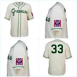 GlaA3740 Greenville Greenies 1939 Home Jersey Any Player or Number Stitch Sewn All Stitched High Quality Baseball Jerseys