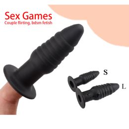 Beauty Items Finger sexy Anal Plug Small/Tunnel/Hollow/Silicone Butt Adult Games Sleeve Vibrator Prostate Massage Buttplug Men