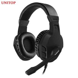 Headsets UNITOP NUBWO U3 3.5mm Gaming Headset Music Headphones Stereo Over Ear Wired Earphones With Microphone For PC PS4 Skype Xbox One T220916