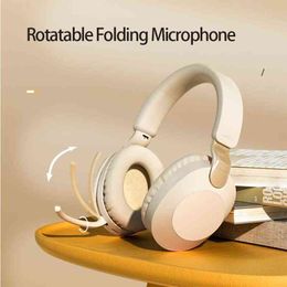 Headsets New Wireless Bluetooth 5.1 Headphones External Folding Noise-cancelling Microphone Bass Music Game Gaming Headset Dropshipping T220916