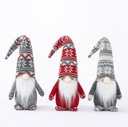 Festive Party Supplies Christmas Plush Toy Faceless Doll European Style Christmas Gnomes Dolls Xmas Gifts For Men Women SN4692