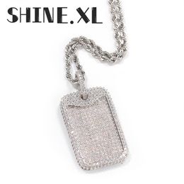 Hip Hop Iced Out Diamond Ex￩rcito Pingente Pingente Mens Cadeia de Ouro Mens Bling Jewelry Party Gift227a