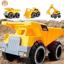 Diecast Model car Baby Classic Simulation Engineering Car Toy Excavator Model Tractor Toy Dump Truck Model Car Toy Mini Gift for Boy 220919