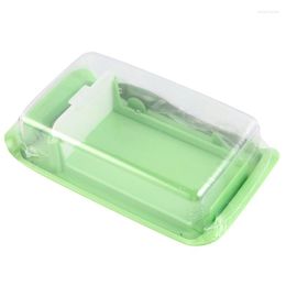 Storage Bottles Butter Container Cheese Server Sealing Keeper Tray With Lid Kitchen Dinnerware For Cutting Food Box C