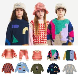 Pullover Pre-sale Bobo Autumn Winter Kids Boys Girls Sweaters Knit Jumpers Clothes Cartoon Children Cardigans Kniting Sweater 220919