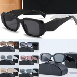 Óculos de sol de designer de moda para homem e mulher óculos de sol clássicos óculos de sol de praia ao ar livre 6 cores opcionais com caixa