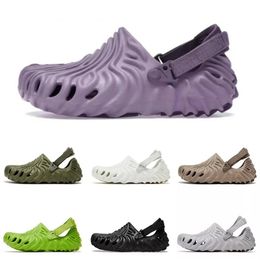 printed flats Canada - Pollex Clog Men Women Croc Sandals Slippers Slides Stratus Fashion Urchin Sasquatc Menemsh Crocodile Cocumber yellow Waterproof Shoes B220C