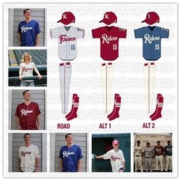 GlaNiK1 Custom Mens Womens Youth Frisco RoughRiders Beige Home Replica Jersey Red Blue Double Stitched Shirts Baseball Jerseys High-quality