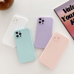 Colorful Candy Colors Soft TPU Cases for Iphone 15 14 plus 13 12 11 Pro X XS XR Max 8 7 Plus 13pro 14pro 13promax Phone Case plain Back Cover factory price