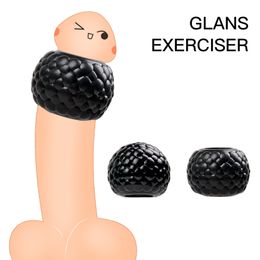 Beauty Items 2pcs/set Crystal Spike Penis Glans Sleeve Reusable Foreskin Corrector Cock Ring Delay Ejaculation sexy Toys For Men