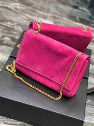 10A Top Tier Mirror Quality Small Kate Bags Designers Womens Flap Bag Real Leather Suede Reversible Purse Handbag Crossbody Black