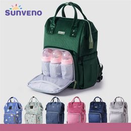 Diaper Bags Sunveno Original Travel Baby Mommy Backpack Organiser Nappy Maternity Mother Kids 220919