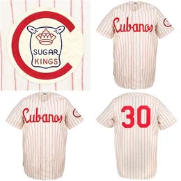 GlaMitNess Havana Sugar Kings 1959 Home Jersey Shirt Custom Men Women Youth Baseball Jerseys Any Name And Number Double Stitched