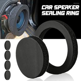 Interior Accessories 4Pcs General Car Speaker Ring Sound Insulation Gasket Enhancement System Modified Bass Door Trim Self-adhesive