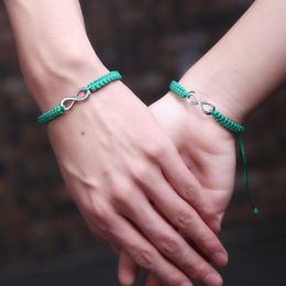 Simple Hand Braid Rope String Bracelet Infinity Handmade Couple Chain For Women Male Lovers Friendship Hot Jewelry Gift