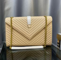 Женщины роскоши дизайнеры сумки новые классические сумки для цепи моды v Проверка сумки для плеча женская кожа кожа