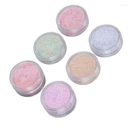 Nail Gel Powder Portable Delicate 6 Colours Elegant Stylish Decoration For Party Dating Salon Women Girls