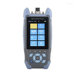 Fibre Optic Equipment Pro Mini OTDR Reflectometer 980rev With 9 Functions VFL OLS OPM Event Map 24dB For 64km Cable Ethernet Tester