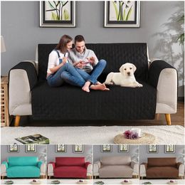 Chair Covers Waterproof Couch Quilted Sofa Protector for Dogs Furniture Non Slip Pets 220919