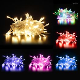 Strings 20/40 Leds Copper Wire Festoon String Light Wedding Party Indoor Decoration Fairy Outdoor Battery Operated Garland SL070