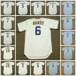 GlaC202 Milwaukee Vintage Baseball Jersey 1 GARY SHEFFIELD 1988 5 BJ 1987 SURHOFF SCOTT BANDO SVEUM MONEY BRAUN HISLE COOPER