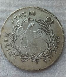 Draped States Dolar Büst United 1794 Coins Copy Arke yap, eski görünümlü bize paralar pirinç el sanatları paraları bütün satış