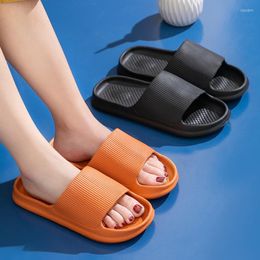 Slippers Fashion Unisex Home Flat Shoes Bathroom Non-slip Flip Flops Women Men Couples Indoor Floor Sandals Slides Soft