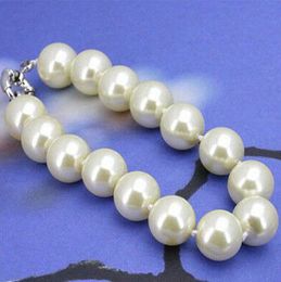 Pulsera de perlas de c￡scara de mar multicolor de 8/10/ 12 mm Multicolor Peads Beads AAA AAA