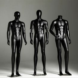 Full Body Black Mannequin Men Models Props Human Bodies Casual Men Dummies Customised Factory Direct Sell