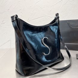 34cm Women Designer Shop Bags Fashion Shoudler Handbags Large Capacity Tote Bags Genuine Leather Classic Lettering Silver Hardware Zipper Adjustable Strap Pouch