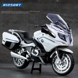 Diecast Model car 1 12 R1250RT Alloy Die Cast Motorcycle Model Toy Vehicle Collection Sound and Light Off Road Autocycle Toys Car 220919