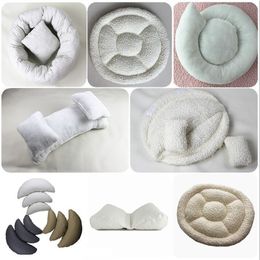 Pillows 36x36cm born Pography Posing Basket Filler Pillow Baby Po Prop Cushion Toddler Shoot Assistant Pad 220916